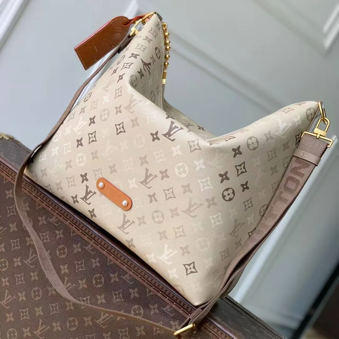 M26931 Vagabond Hobo Monogram Heritage Men's Bags Sand Beige Monogram Surplus Coated Canvas Handbags