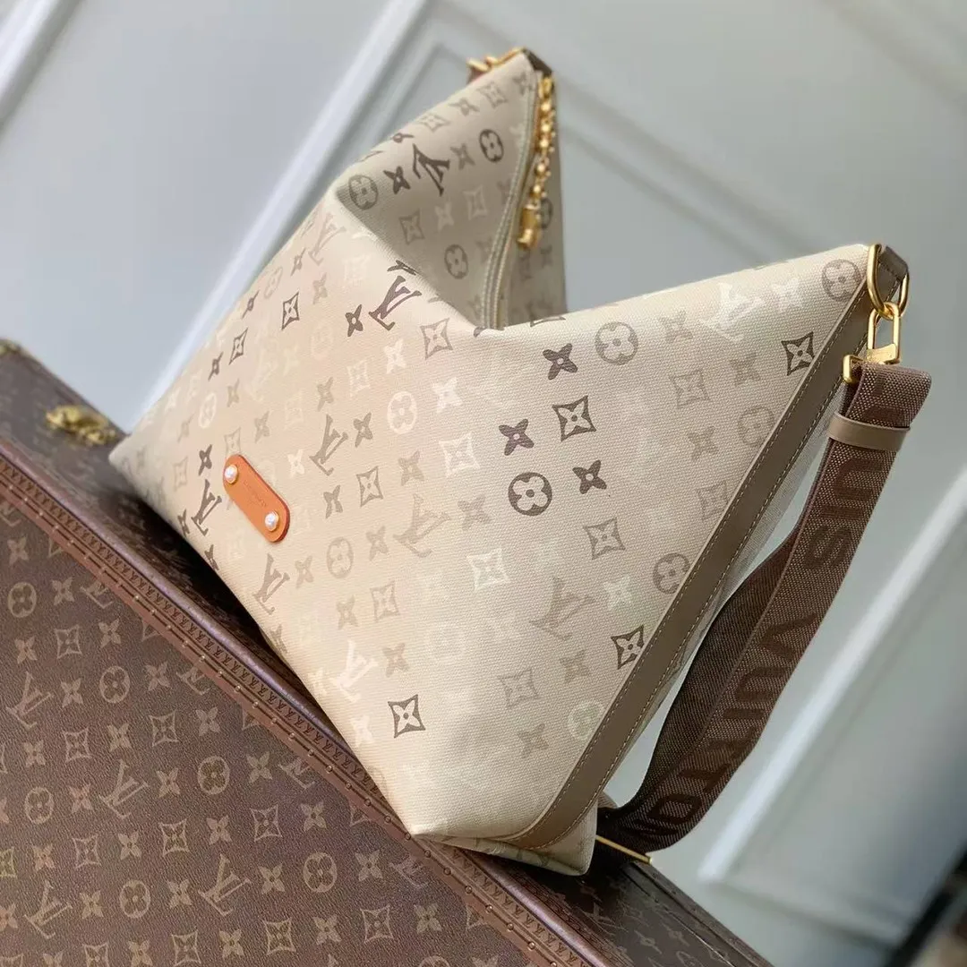 M26931 Vagabond Hobo Monogram Heritage Men's Bags Sand Beige Monogram Surplus Coated Canvas Handbags
