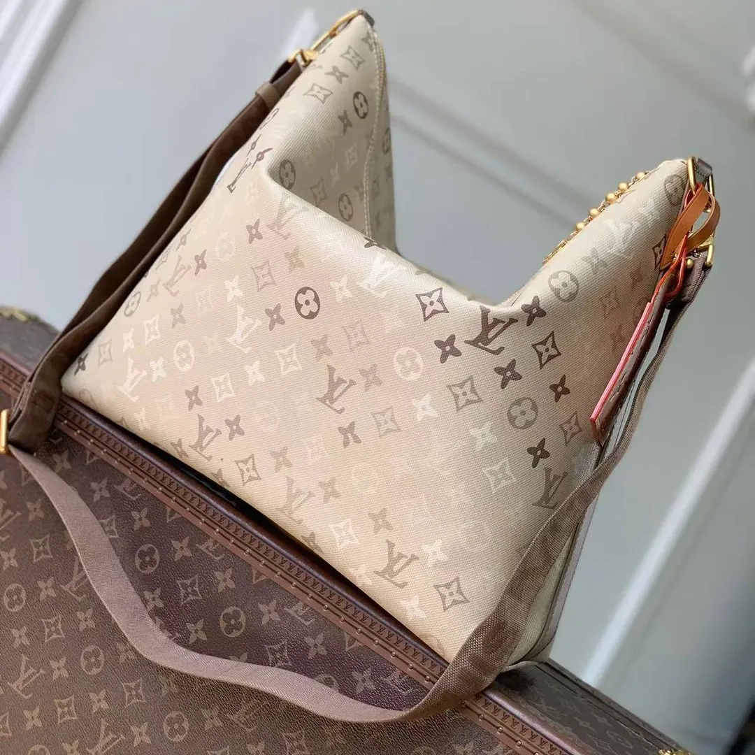 M26931 Vagabond Hobo Monogram Heritage Men's Bags Sand Beige Monogram Surplus Coated Canvas Handbags