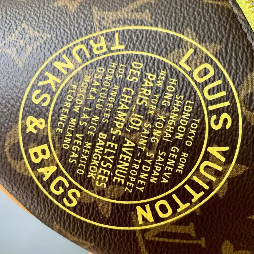 M27237 Bumbag Monogram Yellow Coated Canvas