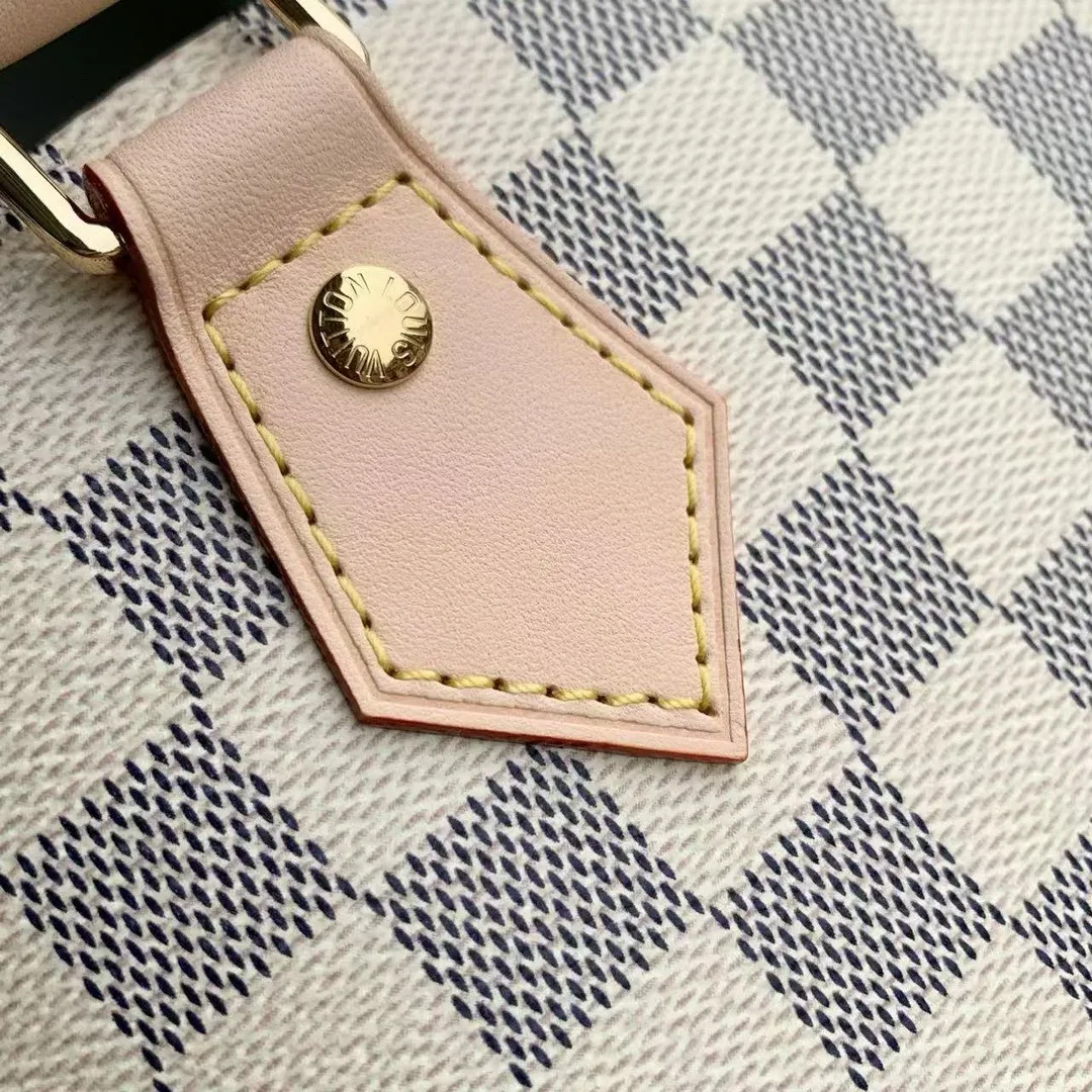 N40902 Alma BB Olympus Blue Damier Azur Coated Canvas