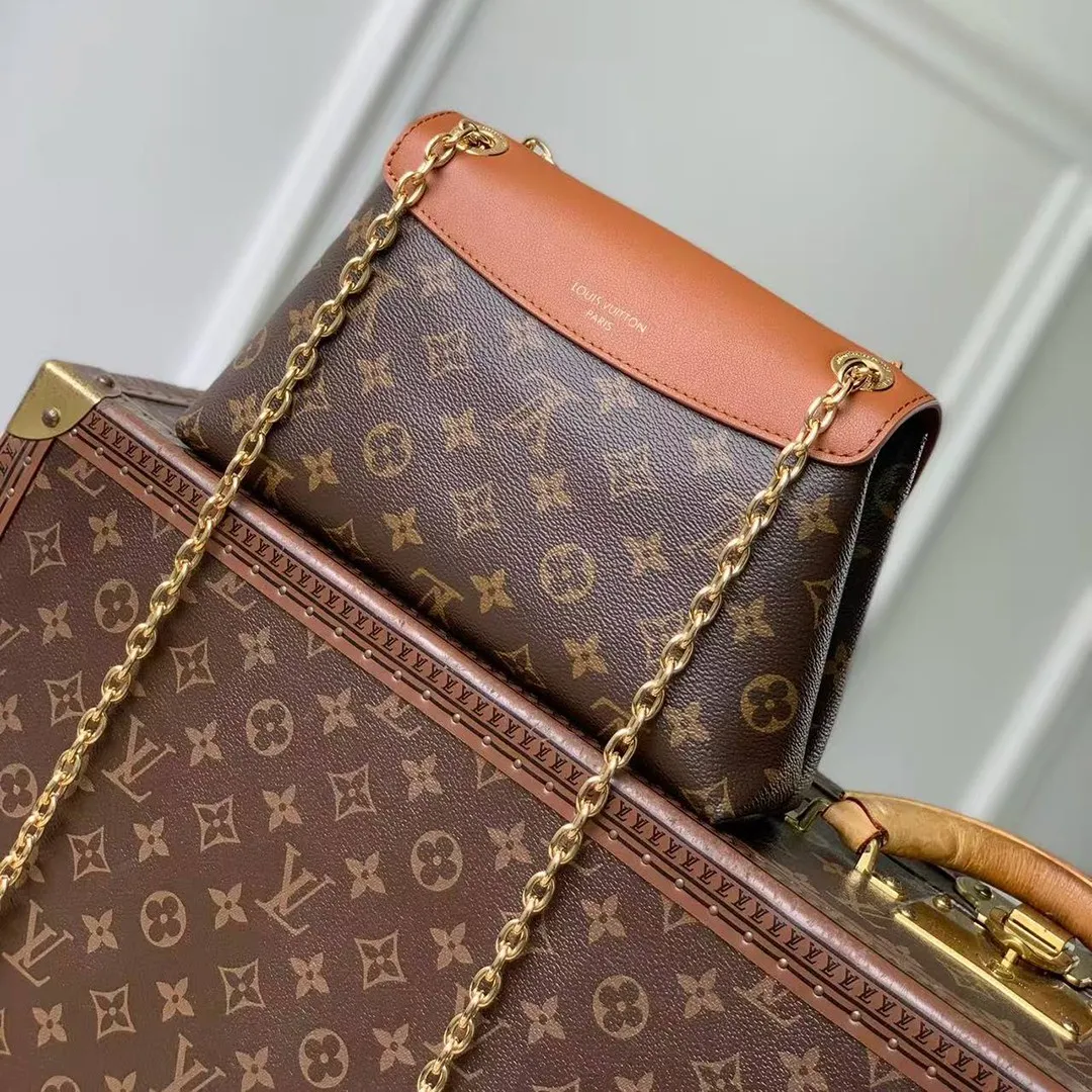 M28588 Madeleine BB Monogram Cognac Brown Coated Canvas