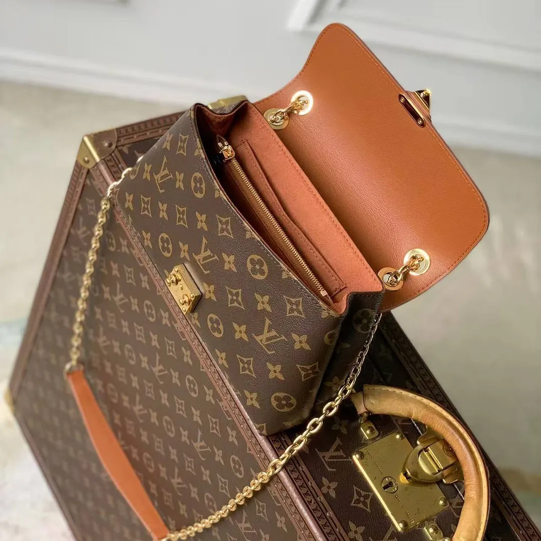 M28588 Madeleine BB Monogram Cognac Brown Coated Canvas