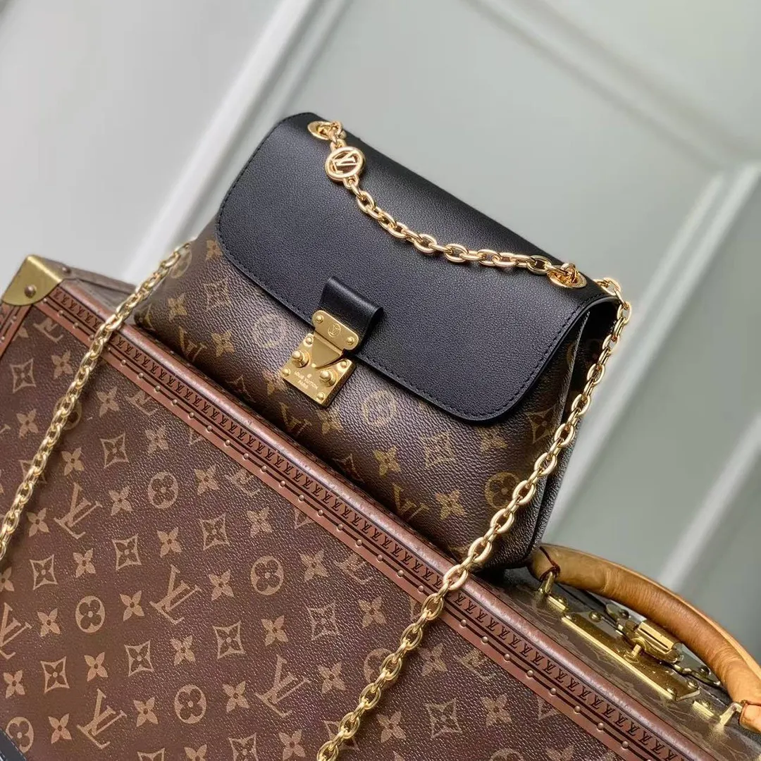 M28424 Madeleine BB Monogram Black Coated Canvas
