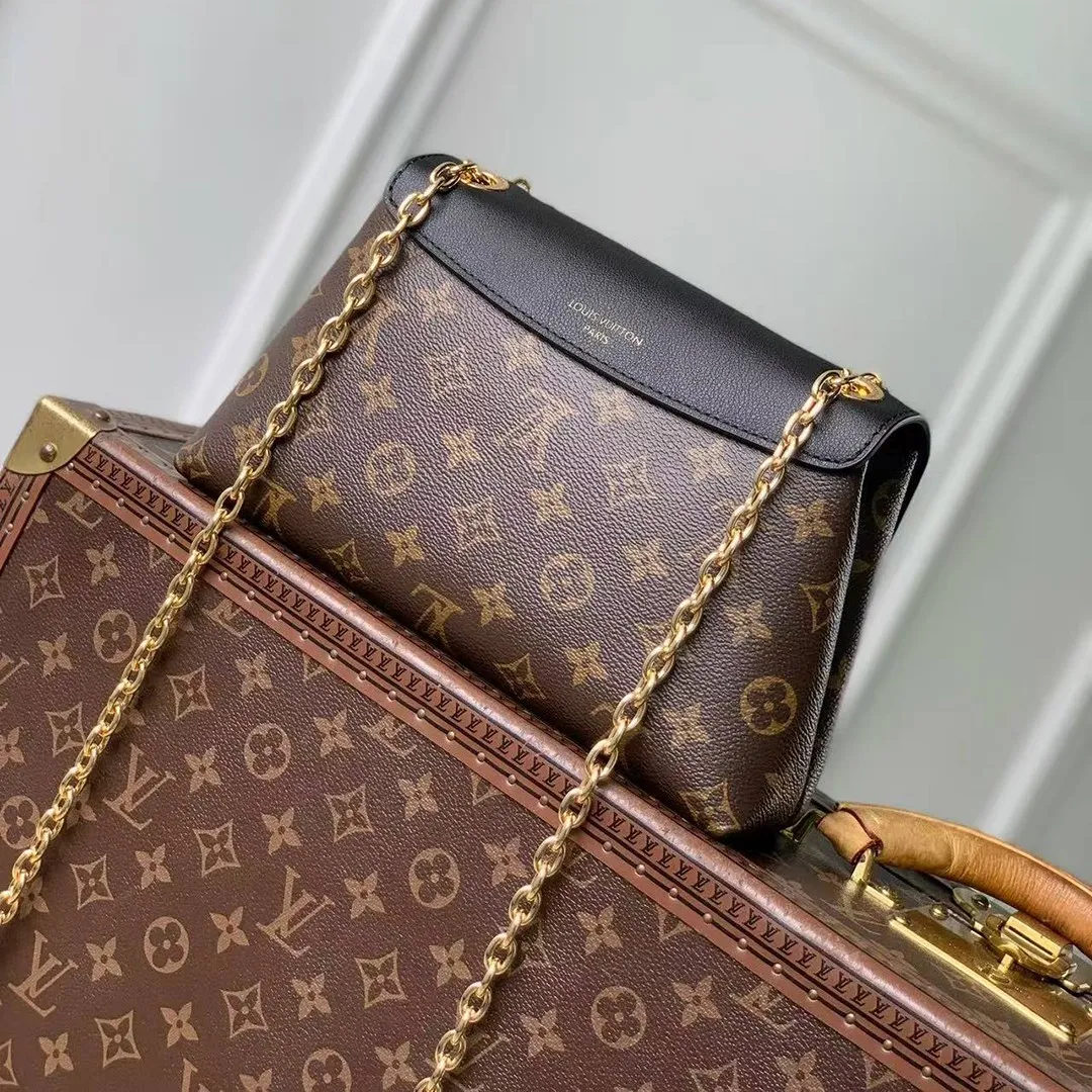 M28424 Madeleine BB Monogram Black Coated Canvas