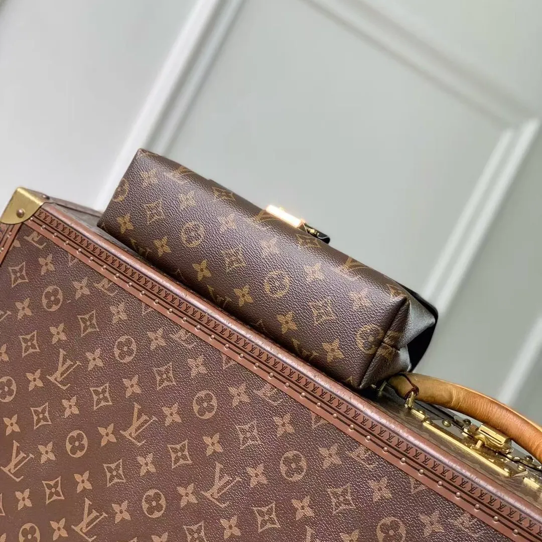 M28424 Madeleine BB Monogram Black Coated Canvas