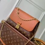 M28611 Madeleine PM Handbag Monogram Cognac Brown Coated Canvas - M28424 1 M28611 Madeleine PM Handbag Monogram Cognac Brown Coated Canvas