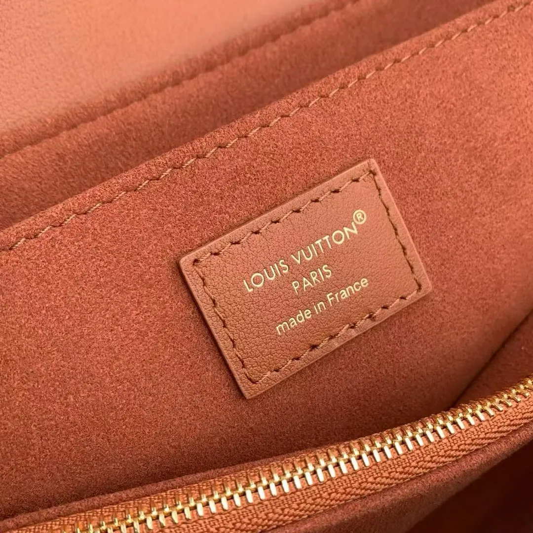 M28611 Madeleine PM Handbag Monogram Cognac Brown Coated Canvas