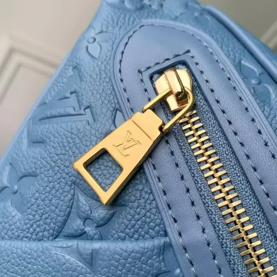 M28356 High Rise PM Denim Blue Monogram Empreinte Leather