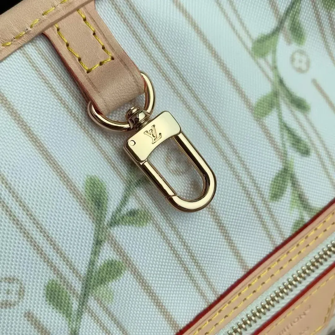 M28457 Neverfull MM Bags L.V Stamp Banane Monogram Coated Canvas