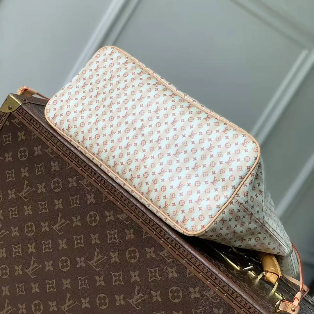 M29483 Neverfull MM Bags L.V Stamp Nude Rose Monogram Coated Canvas