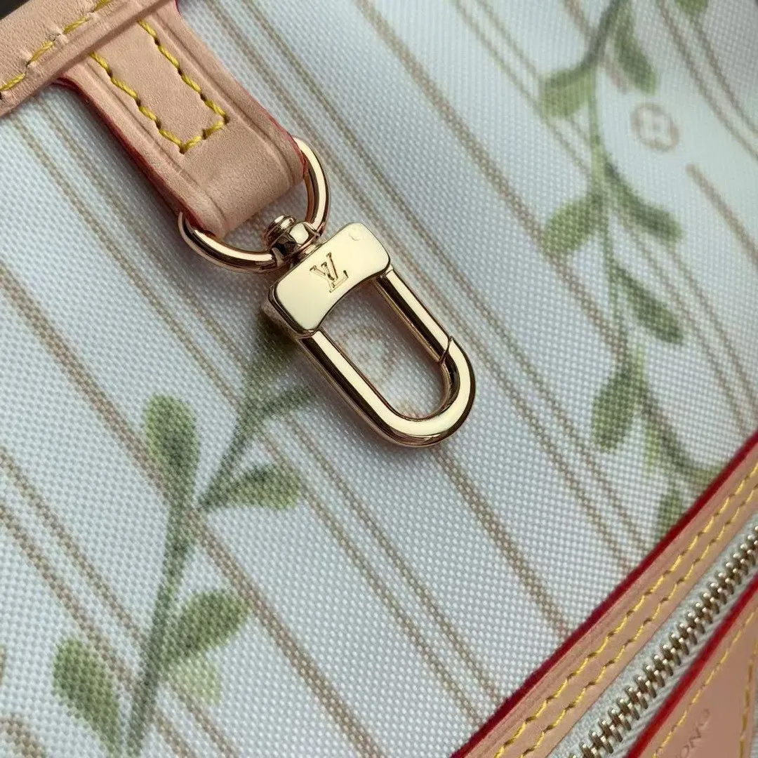 M29483 Neverfull MM Bags L.V Stamp Nude Rose Monogram Coated Canvas