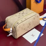 M29161 Dopp Kit Pouch Sand Beige Monogram Surplus Coated Canvas - M29427 1 M29161 Dopp Kit Pouch Sand Beige Monogram Surplus Coated Canvas