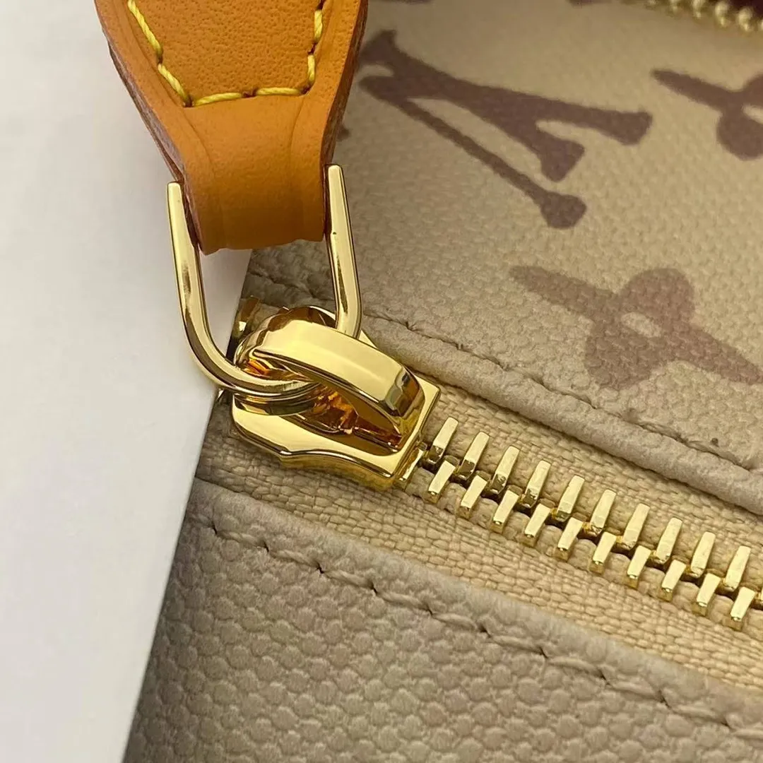 M29161 Dopp Kit Pouch Sand Beige Monogram Surplus Coated Canvas