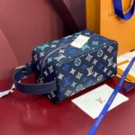 M28835 Locker Dopp Kit Navy Blue Monogram Shadow Calfskin Leather - M27794 1 M28835 Locker Dopp Kit Navy Blue Monogram Shadow Calfskin Leather