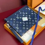 M28913 Pochette To-Go Pouch Navy Blue Monogram Shadow Calfskin Leather - M28835 1 M28913 Pochette To-Go Pouch Navy Blue Monogram Shadow Calfskin Leather