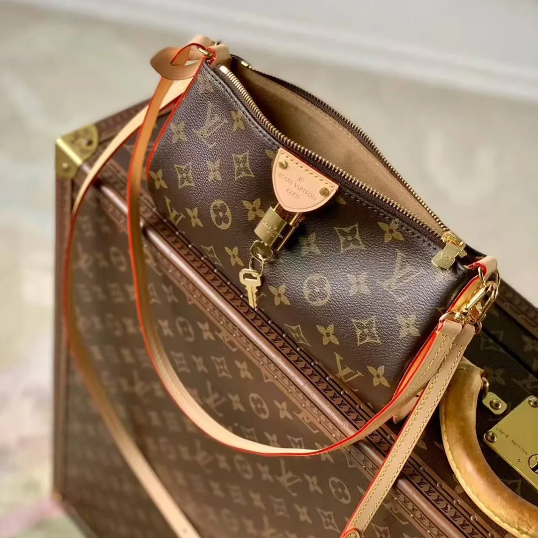 M12859 Pochette Tirette Monogram Coated Canvas