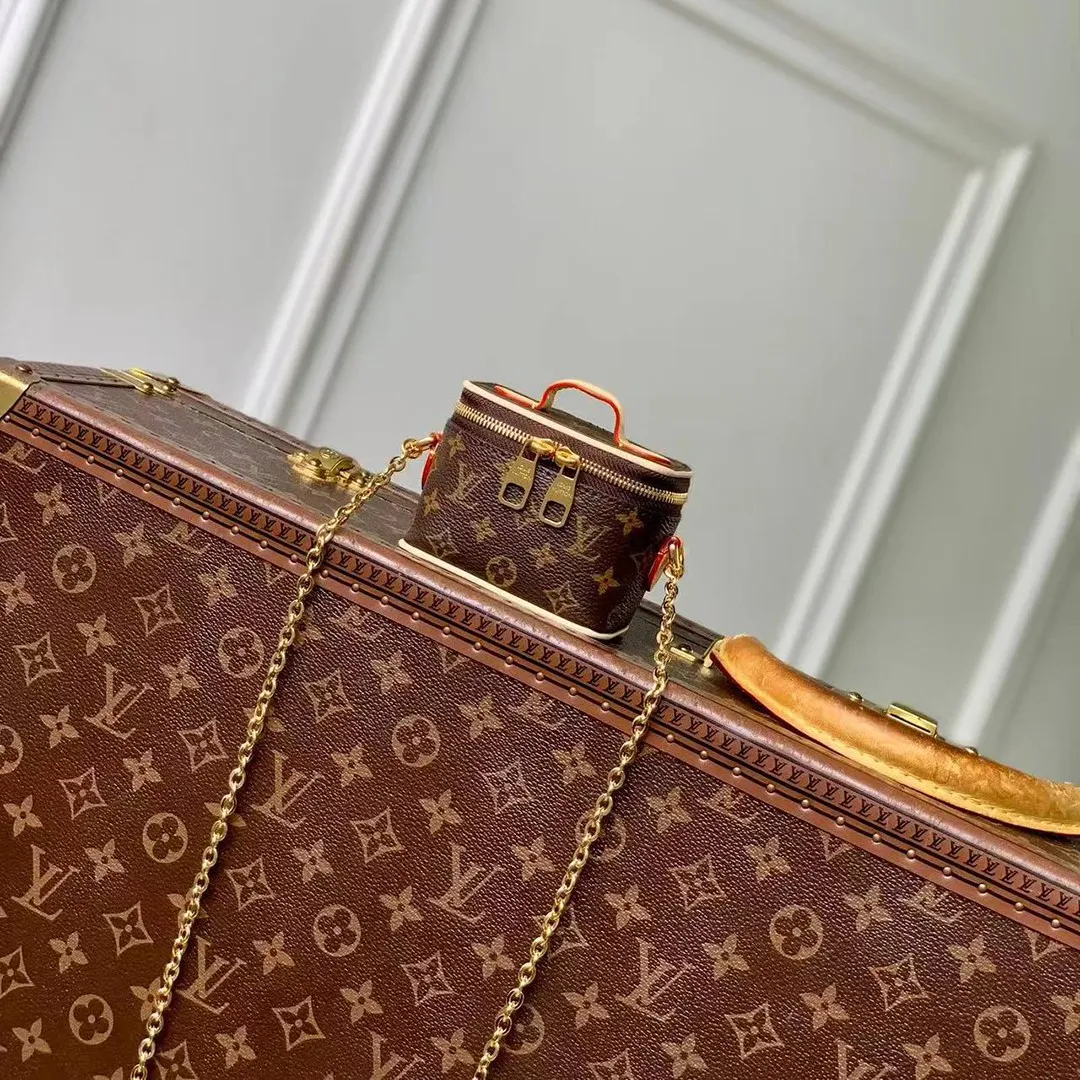 M03772 Micro Vanity Case Monogram Coated Canvas