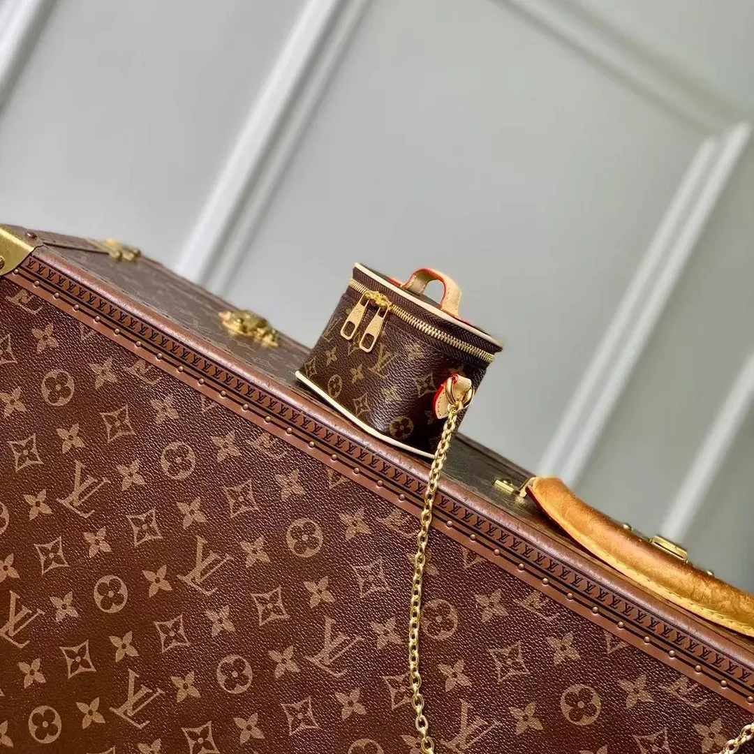 M03772 Micro Vanity Case Monogram Coated Canvas