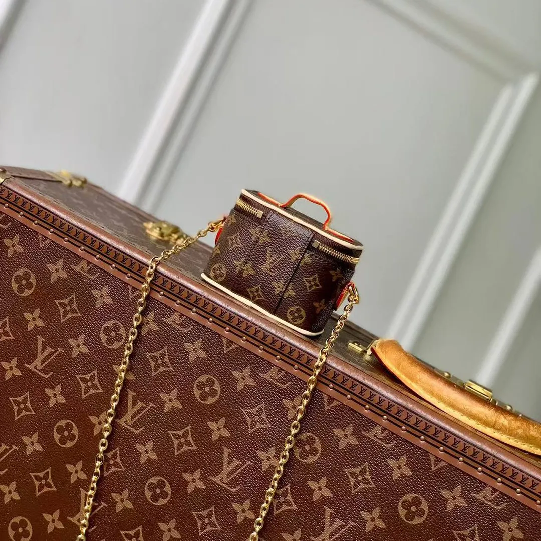 M03772 Micro Vanity Case Monogram Coated Canvas