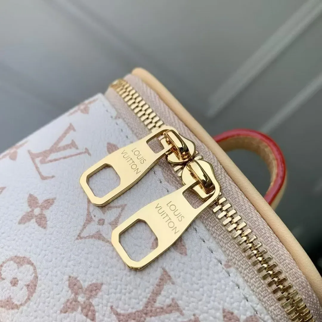 M03812 Micro Vanity Case Dune Beige Monogram Coated Canvas