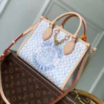 M29477 OnTheGo PM Blue Monogram Coated Canvas - M29459 1 M29477 OnTheGo PM Blue Monogram Coated Canvas