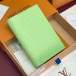 M27678 Passport Cover Apple Green Monogram Empreinte Leather - M28294 1 M27678 Passport Cover Apple Green Monogram Empreinte Leather