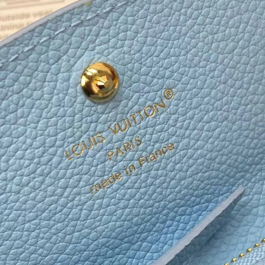 M27480 Rosalie Coin Purse Grape Blue Monogram Empreinte Leather