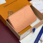 M27667 Romy Card Holder Peach Monogram Empreinte Leather - M27480 1 M27667 Romy Card Holder Peach Monogram Empreinte Leather
