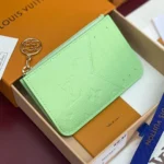M27668 Romy Card Holder Apple Green Monogram Empreinte Leather - M27667 1 M27668 Romy Card Holder Apple Green Monogram Empreinte Leather