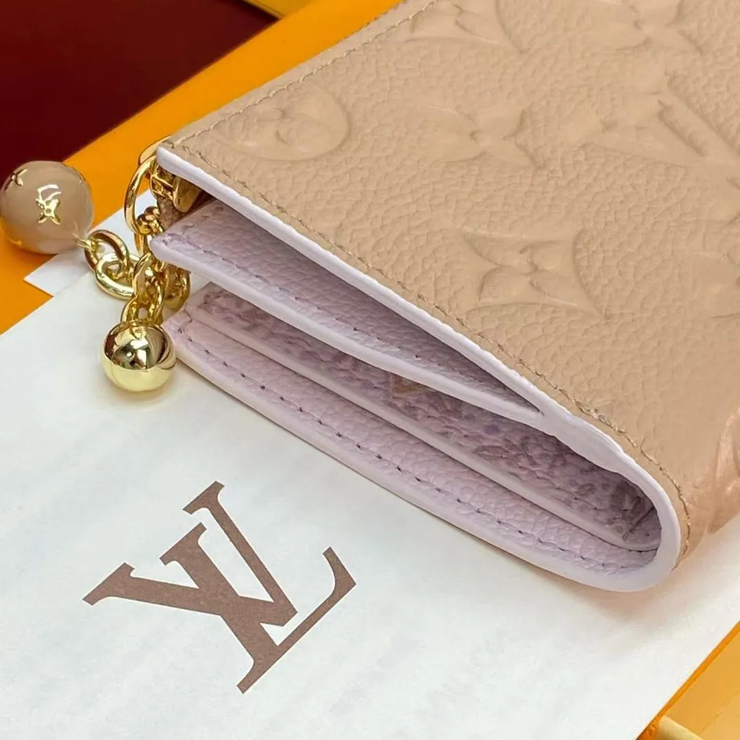M28980 Lisa Wallet Hazelnut Brown Monogram Empreinte Leather