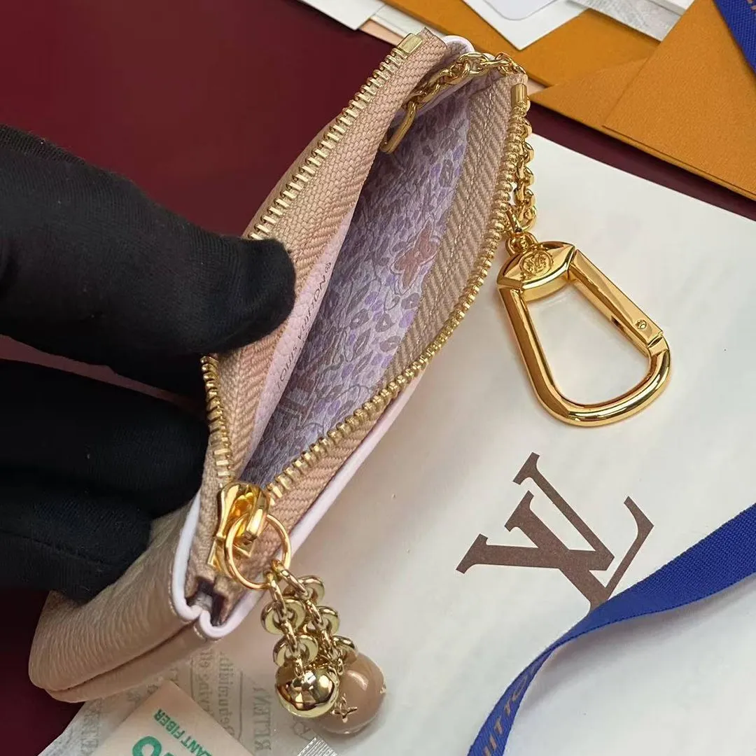 M28993 Key Pouch Hazelnut Brown Monogram Empreinte Leather