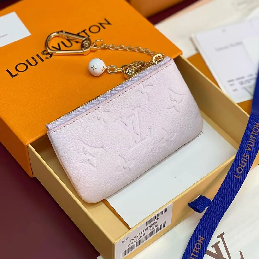 M28992 Key Pouch Sweet Lavender Monogram Empreinte Leather