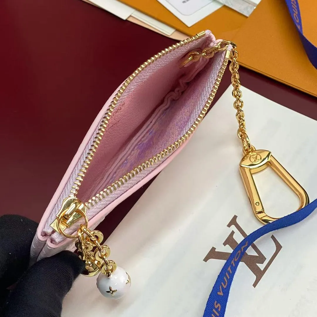 M28992 Key Pouch Sweet Lavender Monogram Empreinte Leather