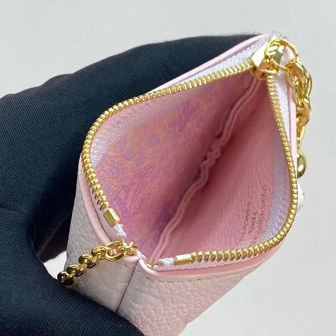 M28992 Key Pouch Sweet Lavender Monogram Empreinte Leather