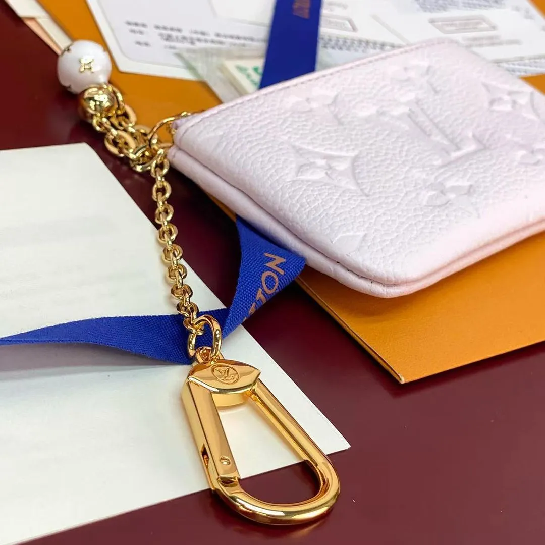 M28992 Key Pouch Sweet Lavender Monogram Empreinte Leather