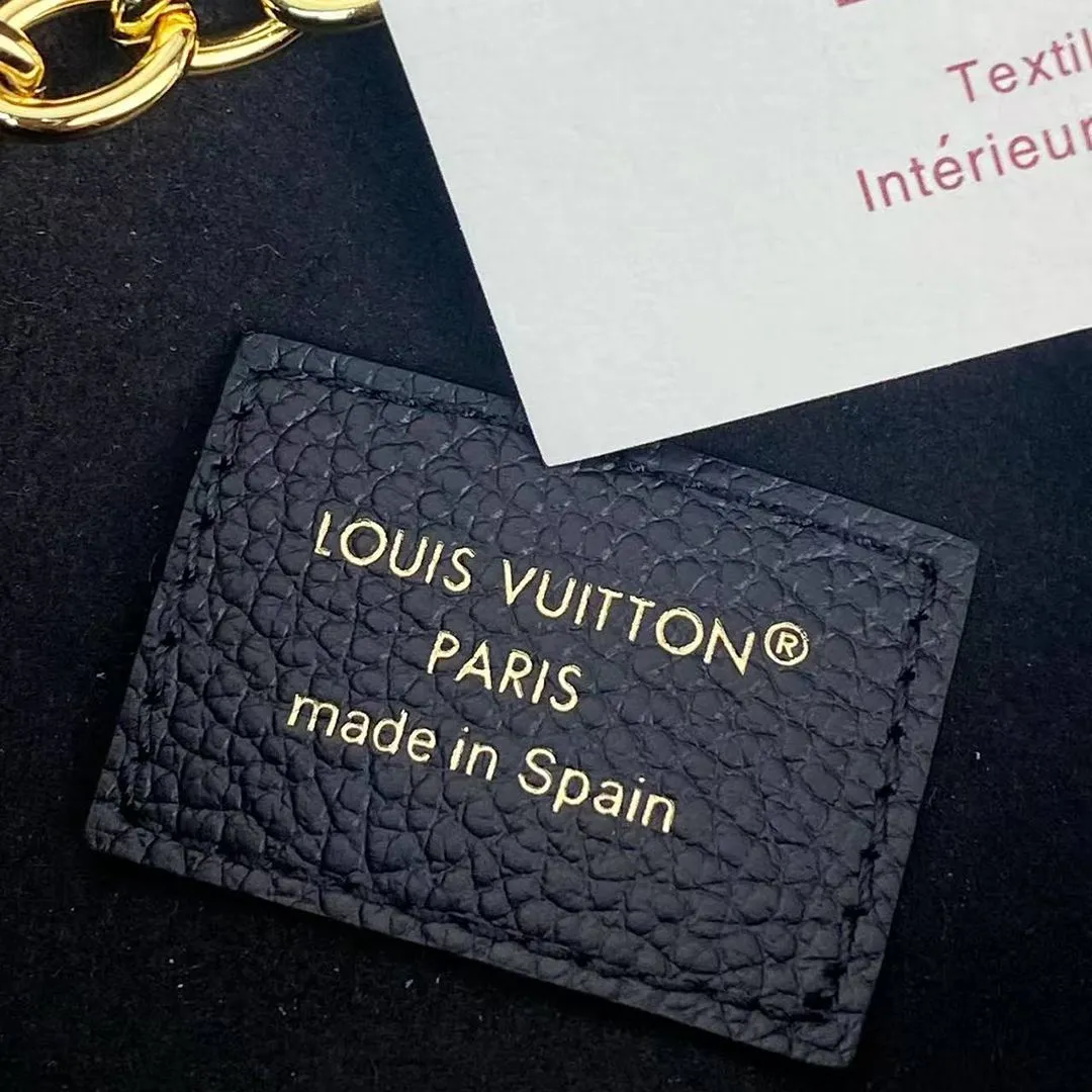 M4717Z L.V Pouch Metis Belt Black Monogram Empreinte Leather