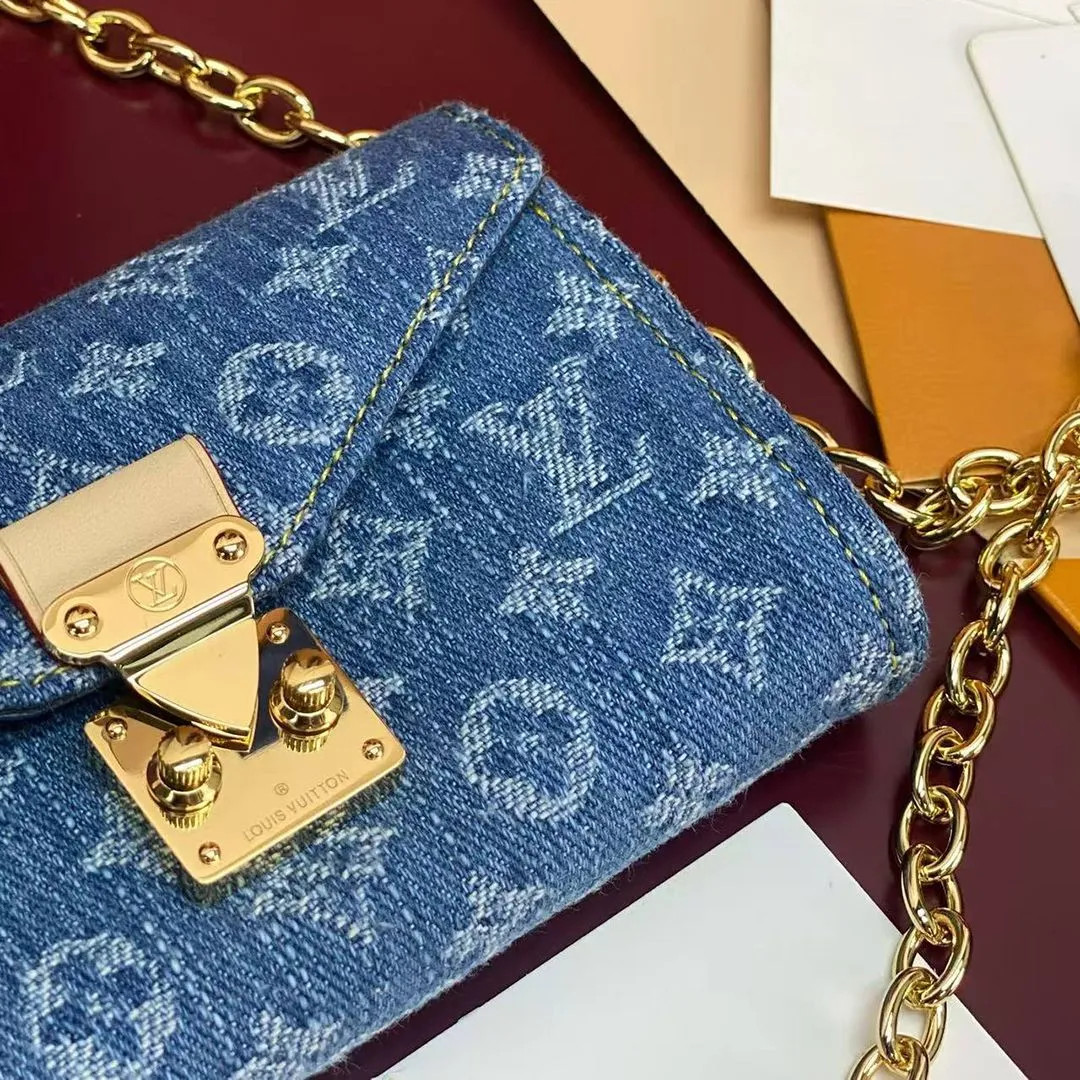 M4622Z L.V Pouch Metis Belt Monogram Denim Canvas