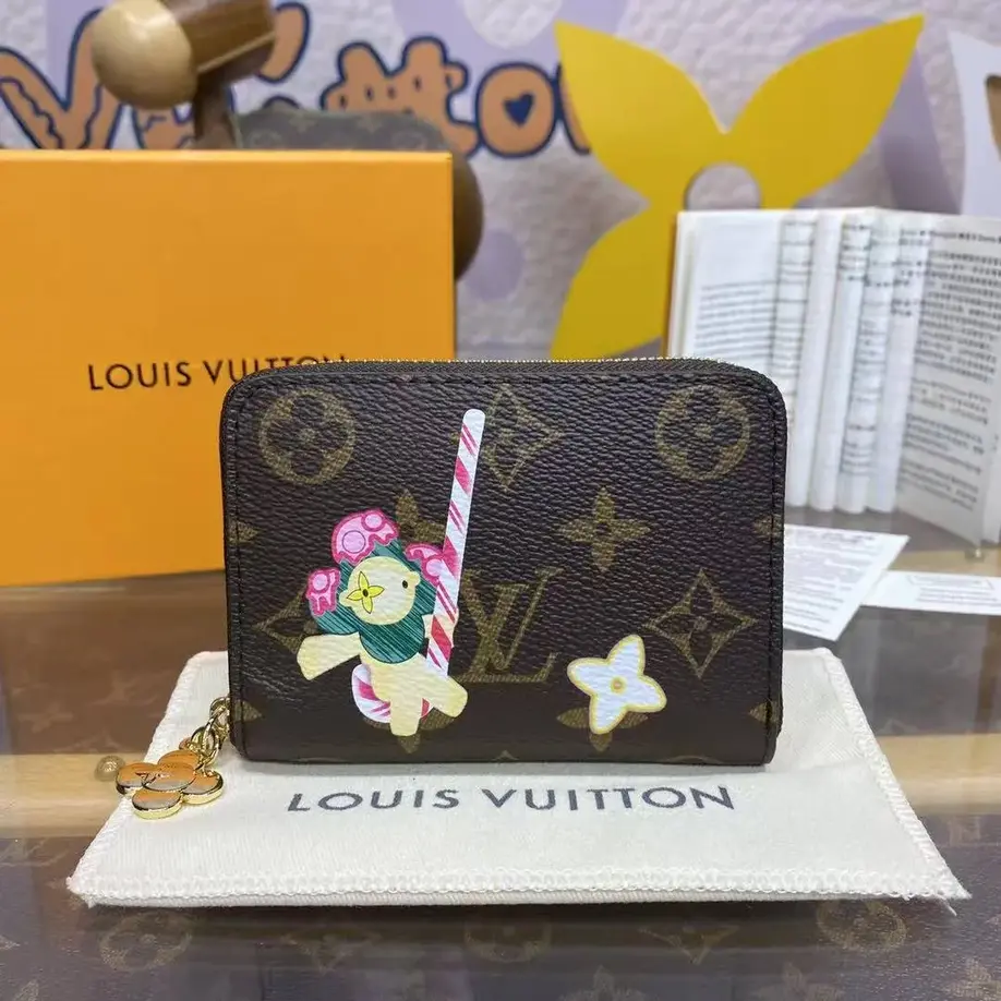 M12210 Zippy Coin Purse Vivienne Monogram Coated Canvas