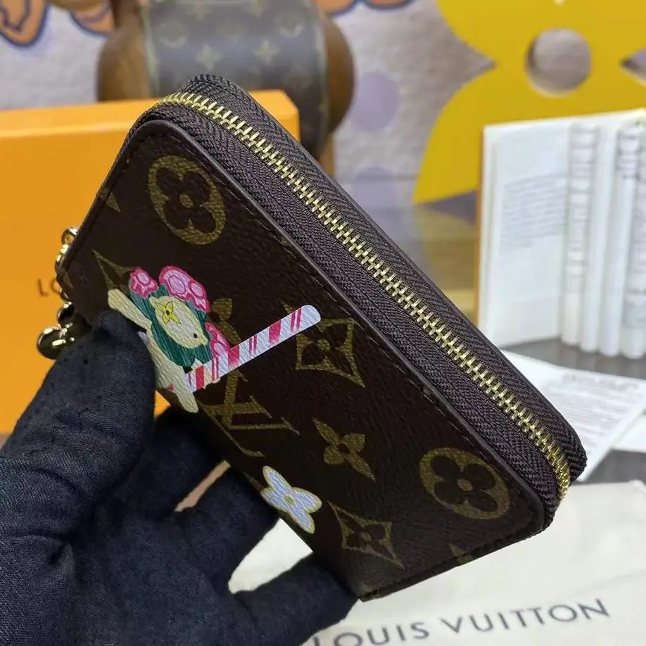 M12210 Zippy Coin Purse Vivienne Monogram Coated Canvas