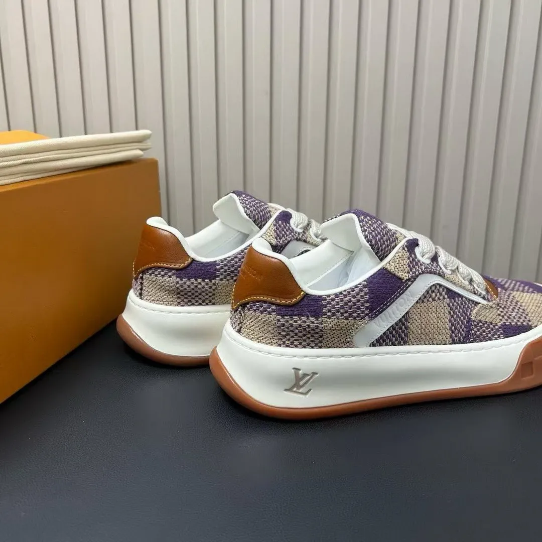 1AJTKD L.V Tilted Sneaker Lilac Canvas