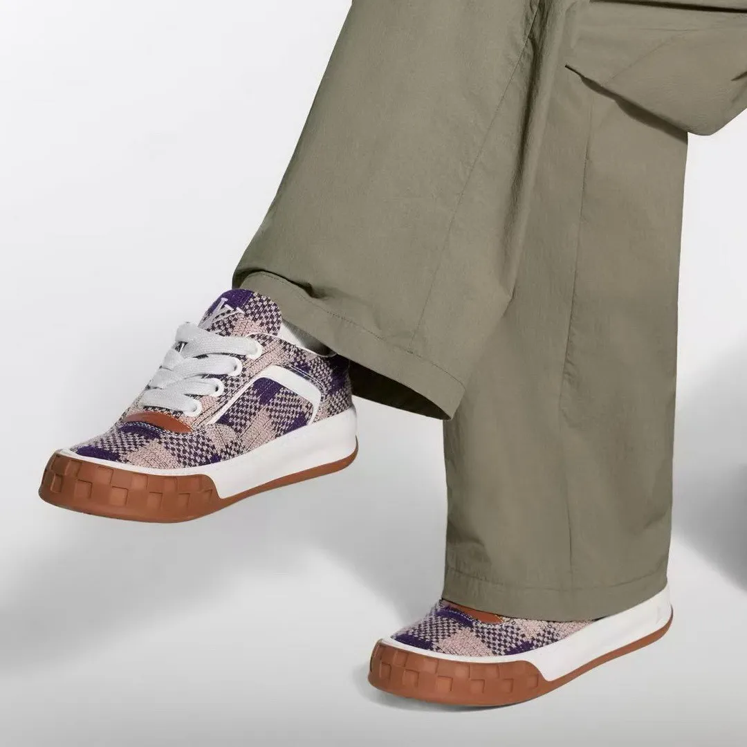 1AJTKD L.V Tilted Sneaker Lilac Canvas