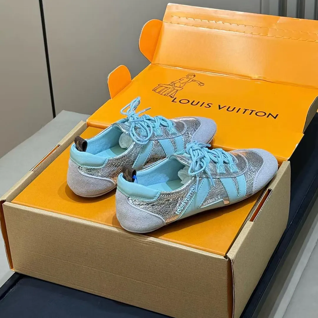 1AJKAF L.V Sneakerina Silver Mix of Materials