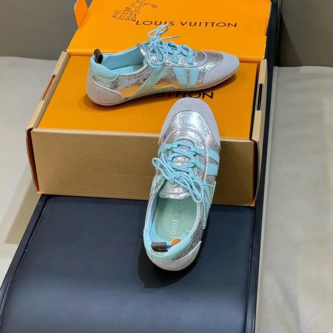 1AJKAF L.V Sneakerina Silver Mix of Materials