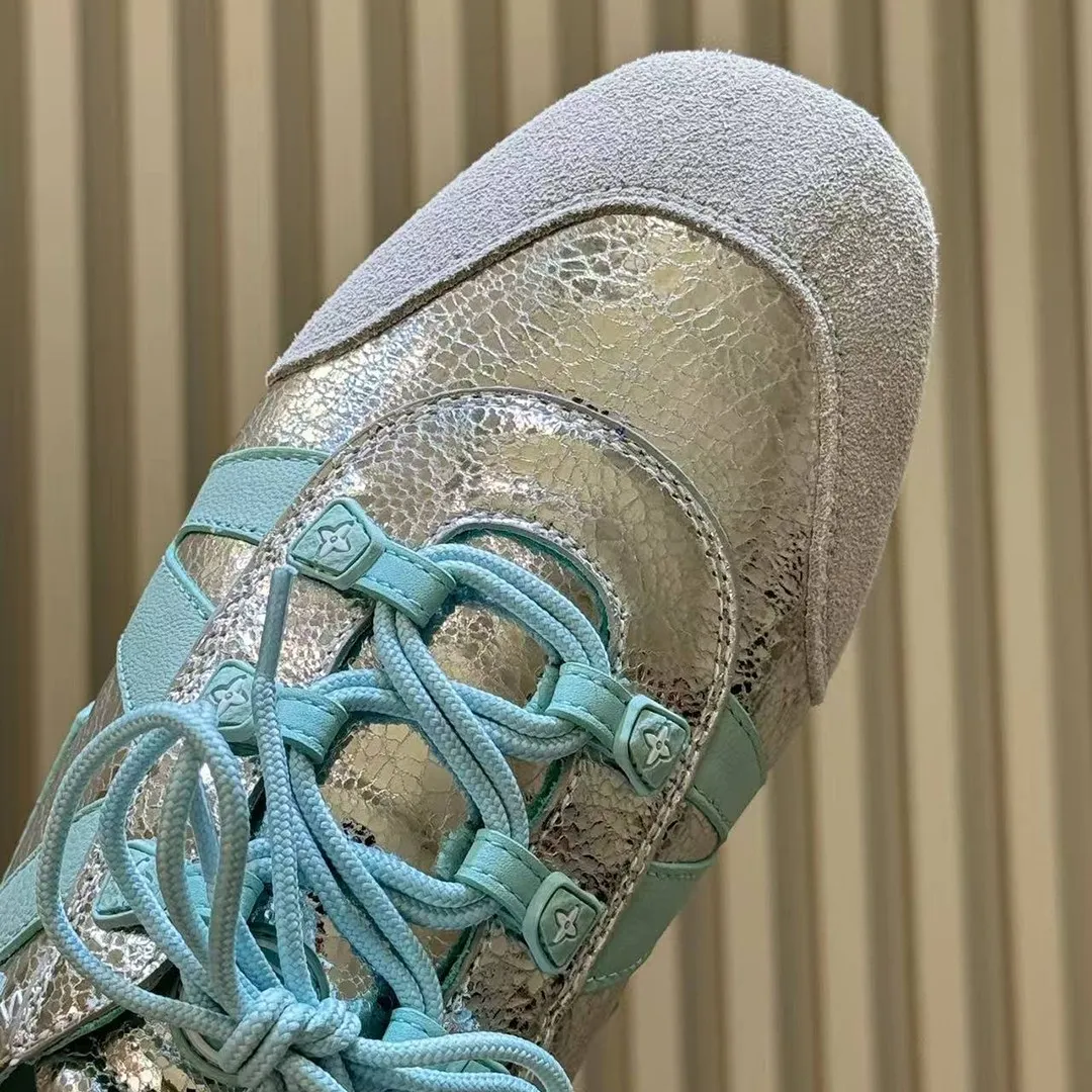 1AJKAF L.V Sneakerina Silver Mix of Materials