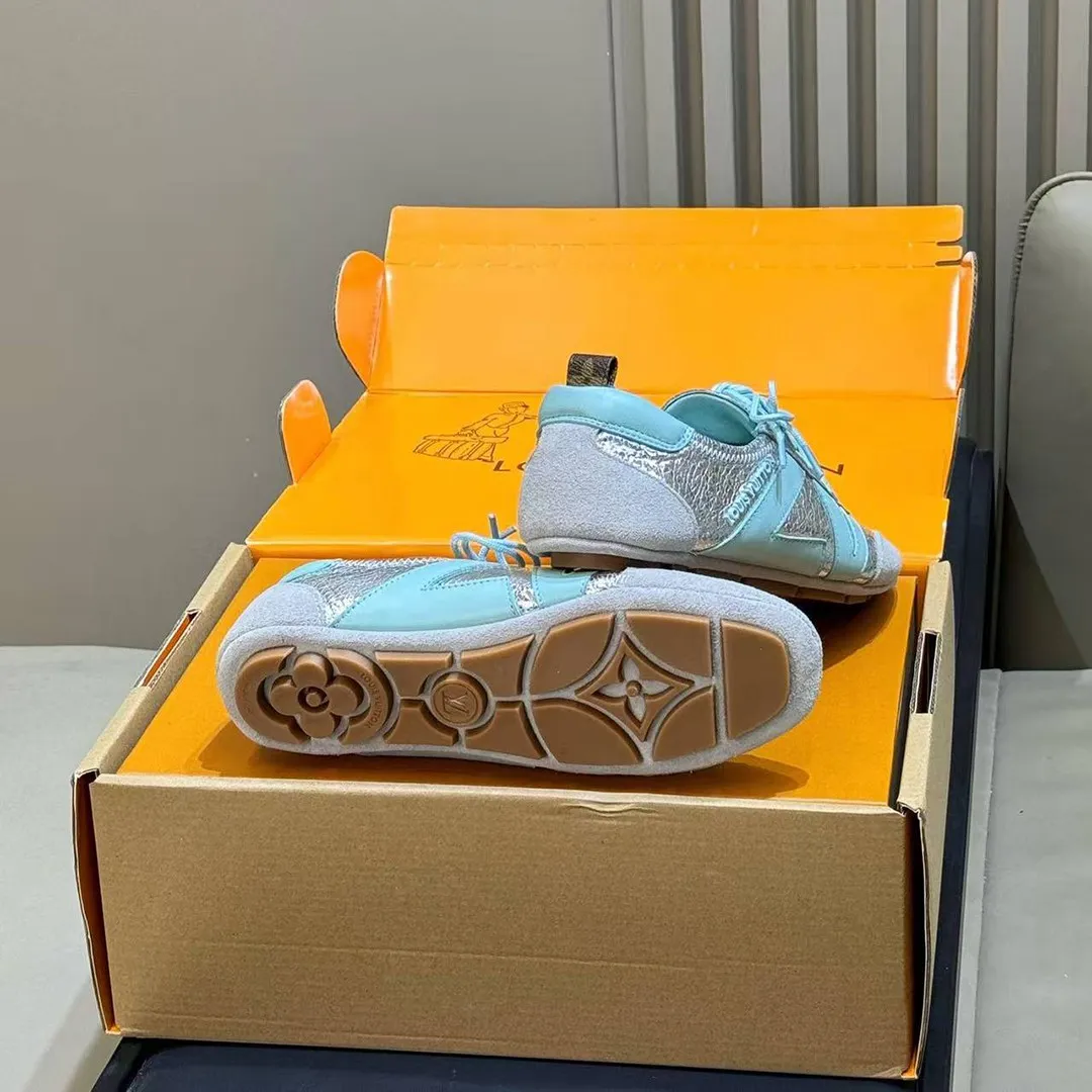 1AJKAF L.V Sneakerina Silver Mix of Materials