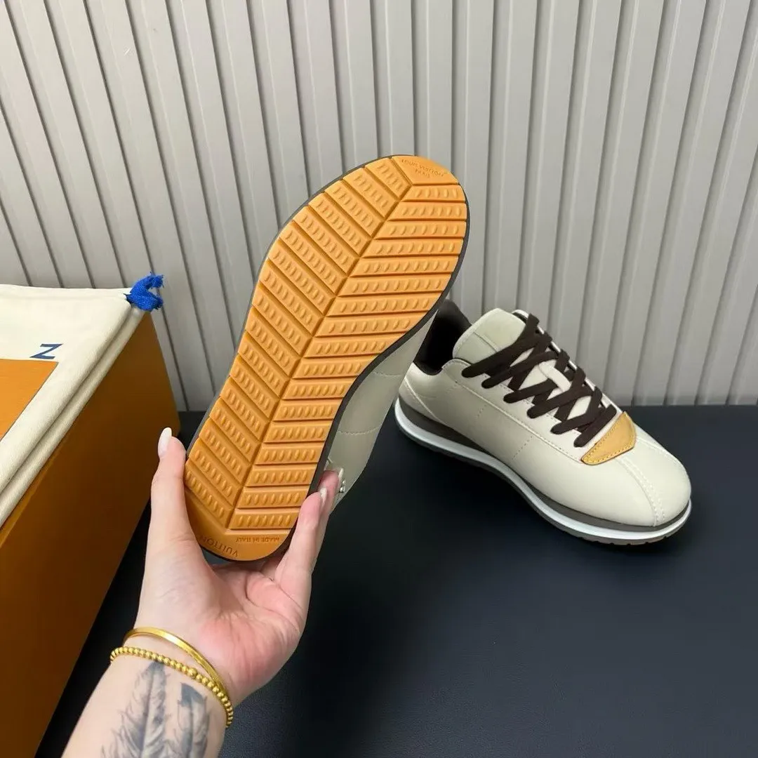 1AIWWM BUTTERSOFT Sneaker Beige Lambskin Plain Calf Leather