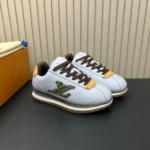 1AIWXK BUTTERSOFT Sneaker Blue Brown Lambskin Plain Calf Leather - 1AIWWM 1 1AIWXK BUTTERSOFT Sneaker Blue Brown Lambskin Plain Calf Leather
