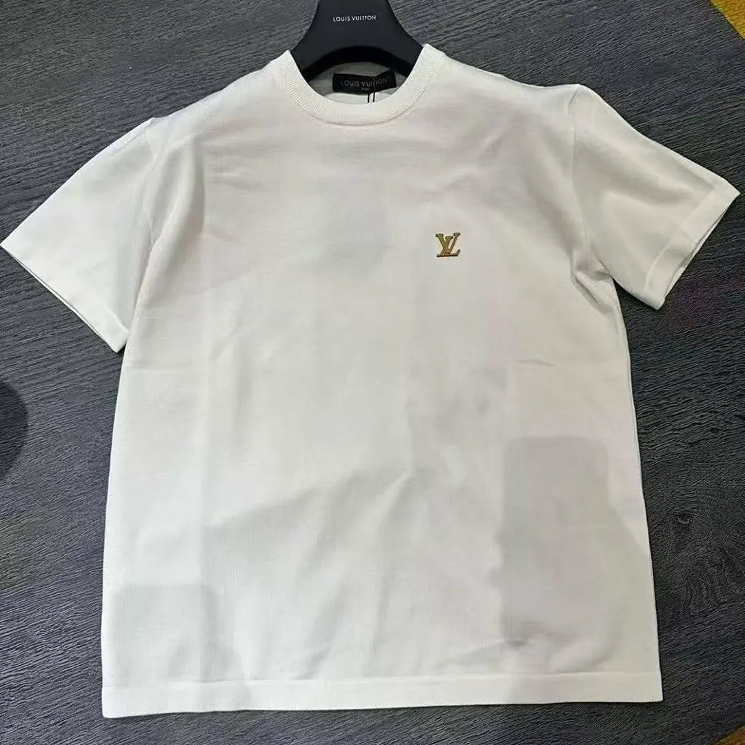 1AK70O Short-Sleeved Crewneck With Signature White 100% Cotton